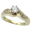 14K Yellow Gold Diamond Engagement Ring - You Save $2,448.99