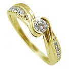 14K Yellow Gold Diamond Multi Stone Ring - You Save $1,182.95