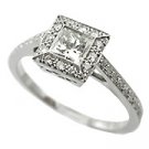 18K White Gold Diamond Multi Stone Ring - You Save $2,996.66