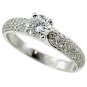 18K White Gold Diamond Multi Stone Ring - You Save $4,335.41