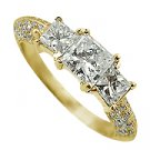 18K Yellow Gold Multi Stone Ring - You Save $3,940
