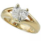 18K Yellow Gold Solitaire Ring - You Save $3,510