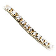 18K Yellow Gold Tennis Bracelet - You Save $3,236.30