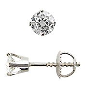 14K White Gold Stud Earrings - You Save $2,002.88