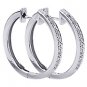 18K White Gold Hoop Earrings - You Save $957.00