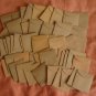 200 Mini Brown Handmade Recycled Envelopes - 1 7/8" x 2"