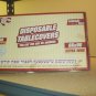 K&C Clear Disposable Tablecovers 66x90 10ct