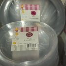 Scroll Clear Plastic Tableware, 10" dinner plate 20tc
