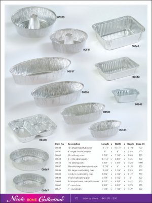 Foil Pans , Assorted