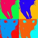 Custom Andy Warhol Type Retro Pop Art