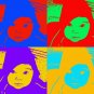 Custom Andy Warhol Type Retro Pop Art