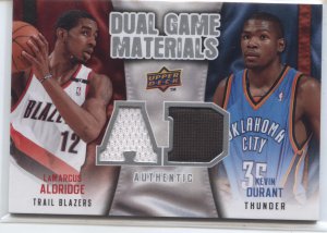 09-10 UD duel game materials, lamarcus aldridge&kevin durant