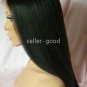Full Lace Wig.......16" 100% Indian Remy Yaki Straight, #1 (Jet Black)