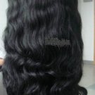Full Lace Wig.....16" 100% Indian Remy Body Wave, #1b(Off Black)