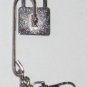 Swiveling Paddle Lock on Hook KEY CHAIN Ring Keychain