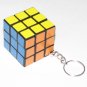 Decorative RUBIKs CUBE 1 1/8" x 1 1/8" x 1 1/8" KEY CHAIN Ring Keychain NEW