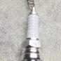 Auto SPARKPLUG Spark Plug LED Flashlight KEY CHAIN Ring Keychain NEW