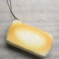 Loaf of BREAD Squishy Buns Scented Foam KEY CHAIN Ring Keychain NEW