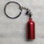 NOS Nitrous Oxide Systems Red Bottle KEY CHAIN Ring Keychain NEW