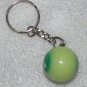 1 Inch Number 2 TWO LUMINOUS Mini POOL BALL Billiard Snooker KEYCHAIN Ring NEW
