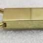 BEST WISHES Rectangle Gold Bar KEY CHAIN Ring Keychain