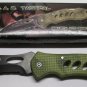 Frost Cutlery 4.5" S A R Tactical Camo Green Pocket Lockback KNIFE 16-058CA NEW by BOSSmart