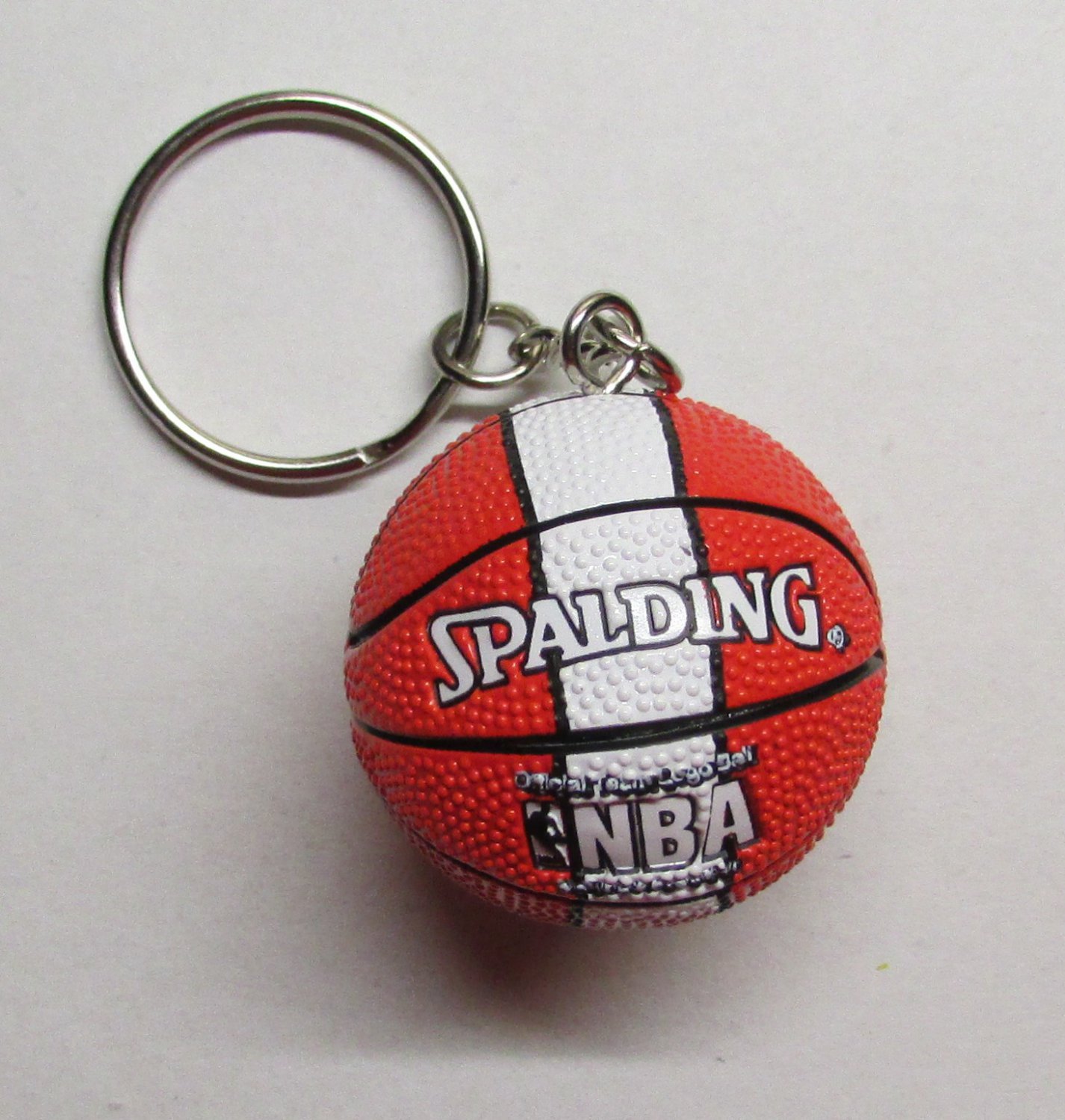 NBA Basketball Portland TRAIL BLAZERS Spalding Ball KEY CHAIN Ring ...