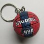 NBA Basketball CLEVELAND Cavs CAVALIERS Spalding Ball KEY CHAIN Ring Keychain NEW