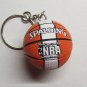 NBA Basketball Brooklyn NETS Spalding Ball KEY CHAIN Ring Keychain NEW