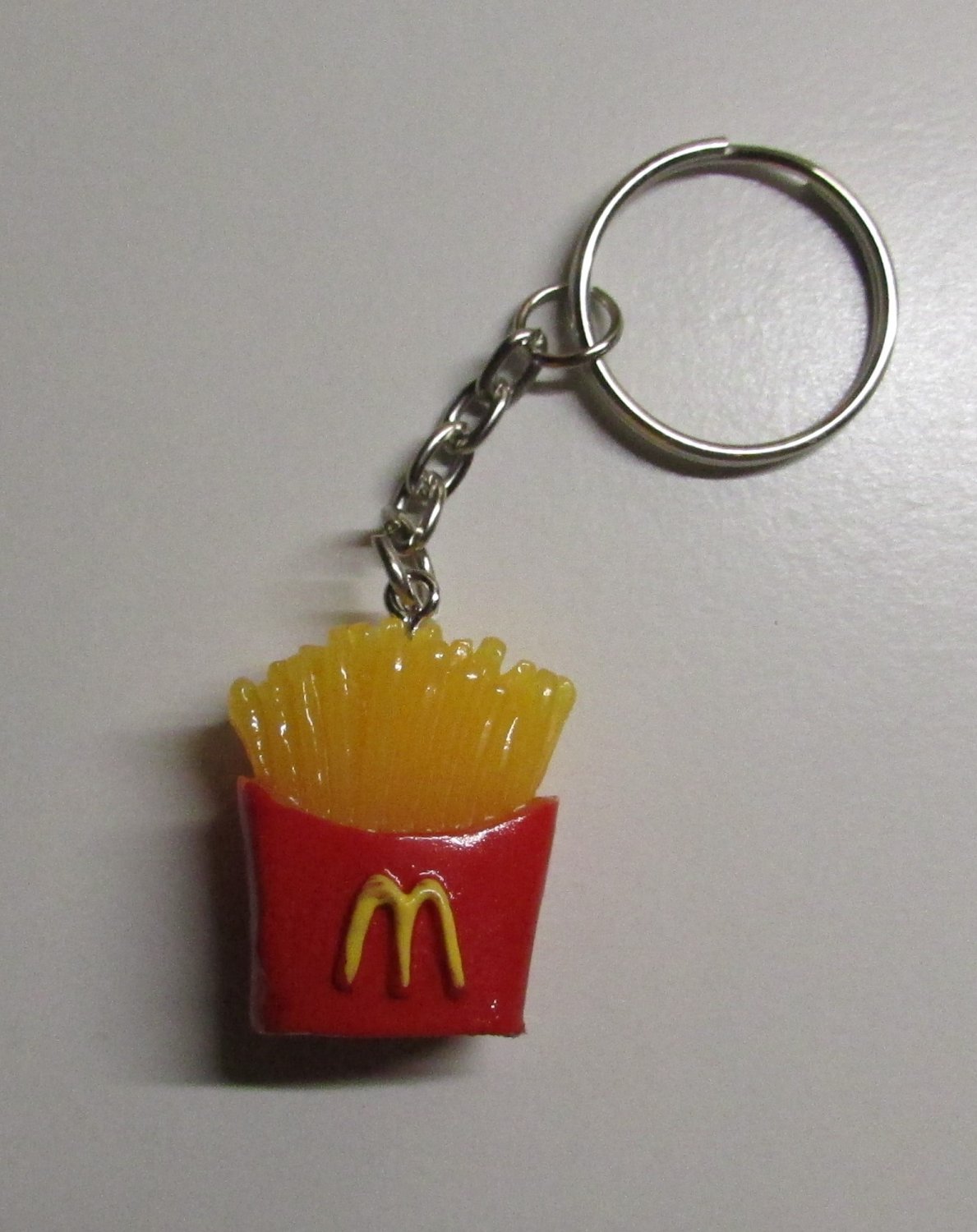 McDonalds FRENCH FRIES Golden Arches KEY CHAIN Ring Keychain NEW 