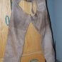 Mens Tan Leather Jacket and Chaps Set (Used)