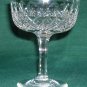 Webb Crystal CHAMPAGNE Glass NORMANDY SIGNED Rare