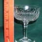 Webb Crystal CHAMPAGNE Glass NORMANDY SIGNED Rare