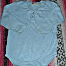 Faded Glory 24mth Blue Bodysuit with lettuce edge hems