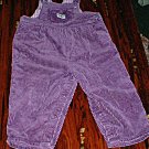 Oshkosh 24mth Purple Wide Leg Cord Overalls