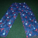 Soccer Print Flannel Pajama Pants size 4 5