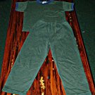Boys Green Shirt and Pants Set Size 5T GUC