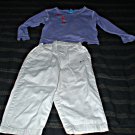 3T Curfew Kids Long Sleeve Top and Crops set