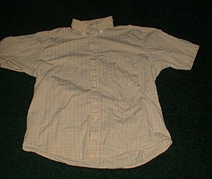 Mens LIKE NEW Medium Yellow Collared Button Down Shirt