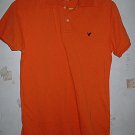 Guys American Eagle Orange Polo Shirt Size XS Extra Small