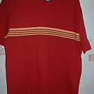 Guys Arizona Red Stripe Polo Shirt Size Medium