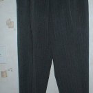 Worthington Size 16 Charcoal PinStripe Slacks