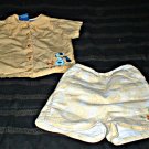Blues Clues Button Down Shirt and Daisy Print Denim Skort 3T