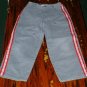 Boys 5 Mid Grey Pants with Red/White Stripes