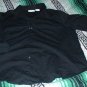 Like New Womens Black Tailored "Pirate" Style Shirt 26W