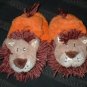 Infant Boys Terrycloth LionFace Slippers Size 1 2
