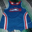 Boys Hawaiian Theme Cargo Romper LIKE NEW 12 Mths