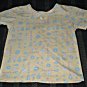 Girls Yellow Shirt with Pink and Blue Flowers 3T