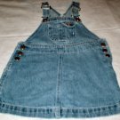 Girls 3T Denim Overall Jumper Dress