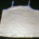 Girls Butterfly Knit White and Purple Tank 3T